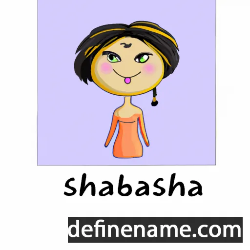 cartoon of the name Sashenka