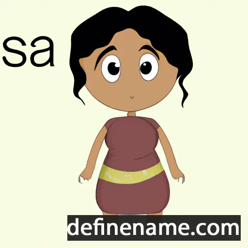 cartoon of the name Sassa