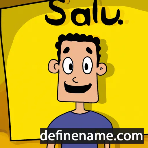 cartoon of the name Saúl