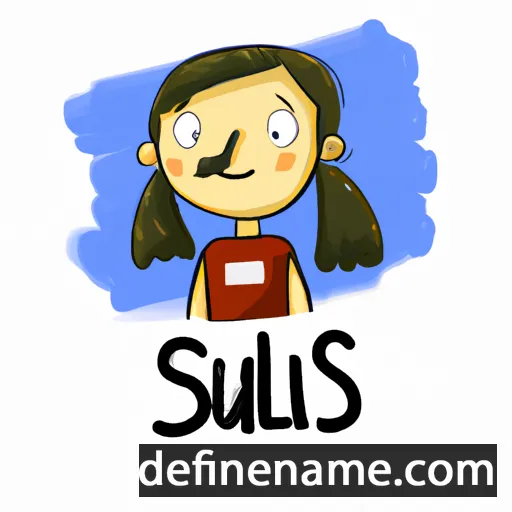 cartoon of the name Saulė