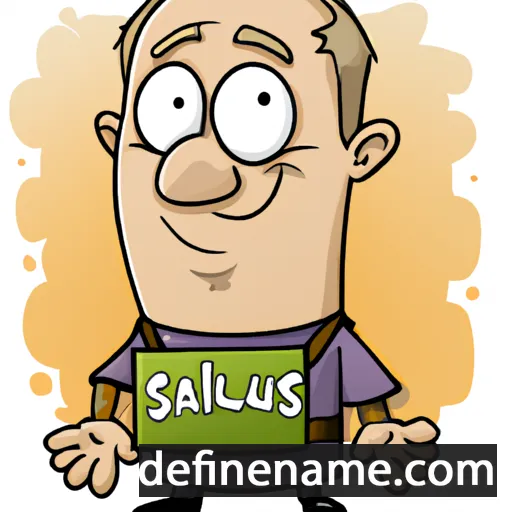 cartoon of the name Saulius