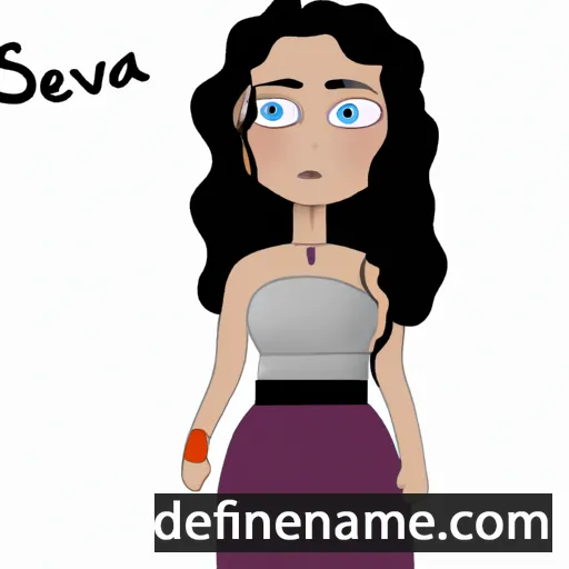 Saveria cartoon