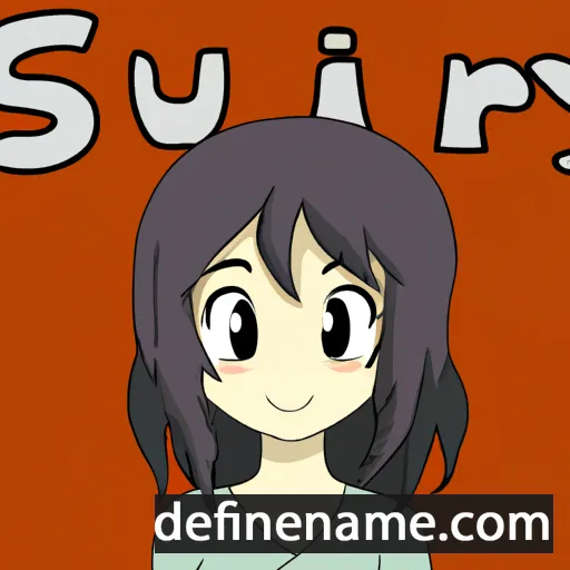 cartoon of the name Sayuri