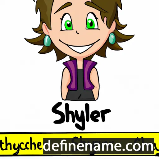 cartoon of the name Schuyler