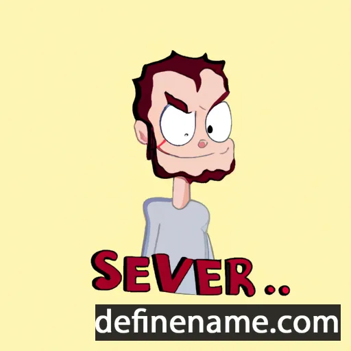 cartoon of the name Sévère