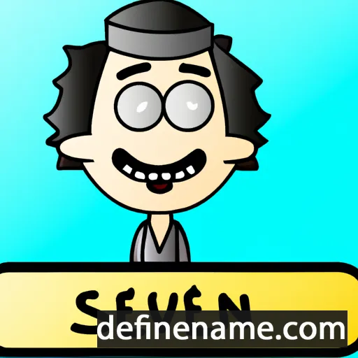 cartoon of the name Séverin