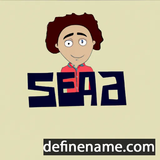 cartoon of the name Sefa