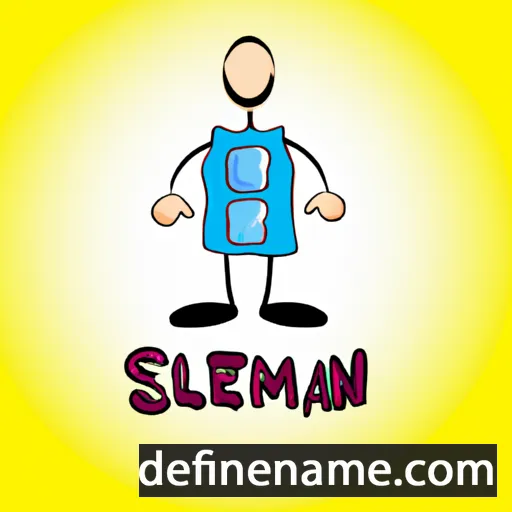 cartoon of the name Selman