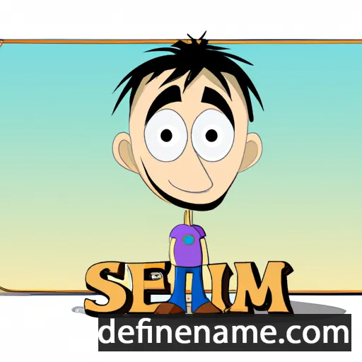 cartoon of the name Semih