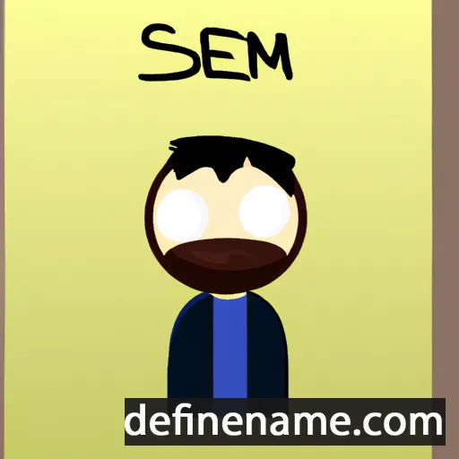 cartoon of the name Semir