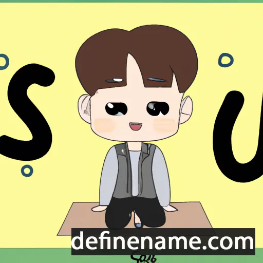 cartoon of the name Seo-Jun