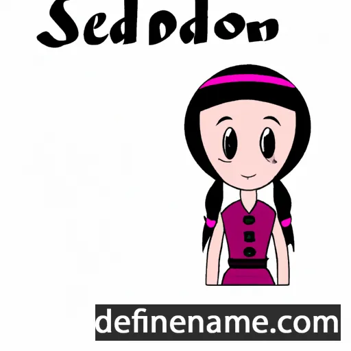 Seònaid cartoon