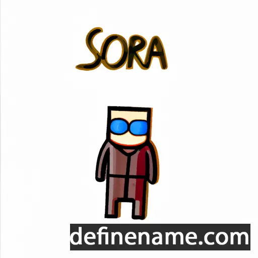 Seòras cartoon