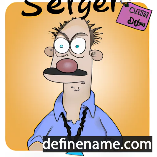 Sergei cartoon