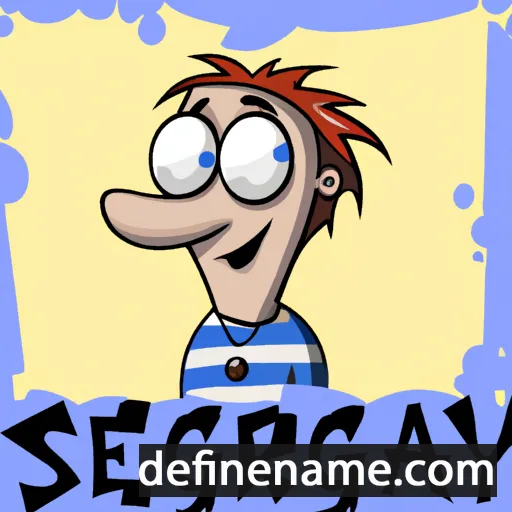 cartoon of the name Sergey