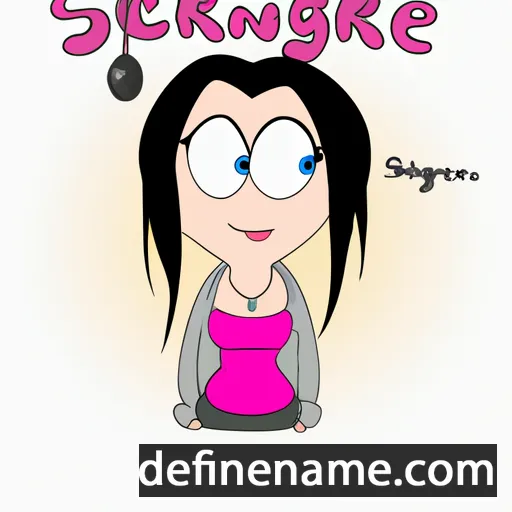 Sergine cartoon