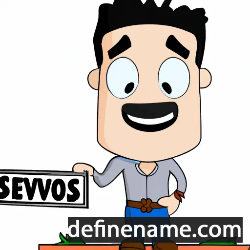 cartoon of the name Servaos