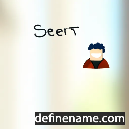 cartoon of the name Setare