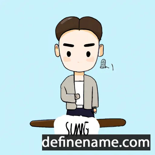 cartoon of the name Seung