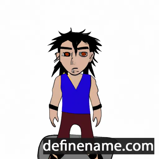 cartoon of the name Shahar