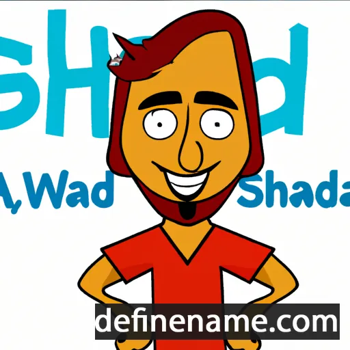 cartoon of the name Shahid