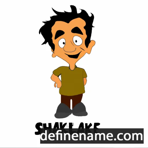 cartoon of the name Shakil