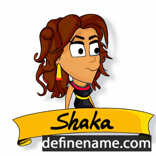 cartoon of the name Shakira