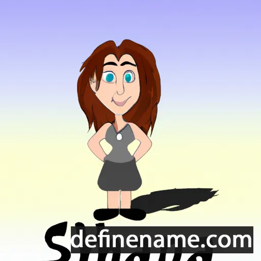 cartoon of the name Shanna