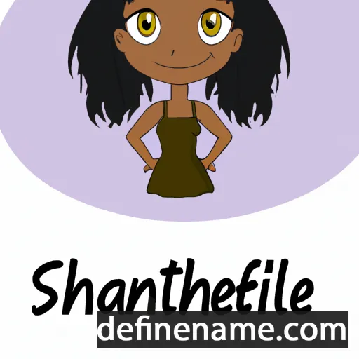 cartoon of the name Shantelle