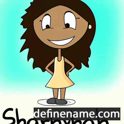 cartoon of the name Sharalyn