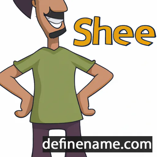 cartoon of the name Shareef