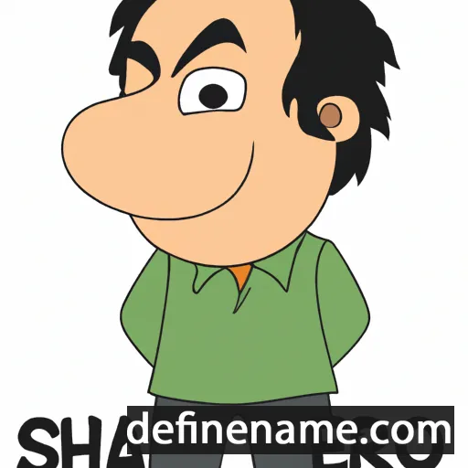 cartoon of the name Sharif