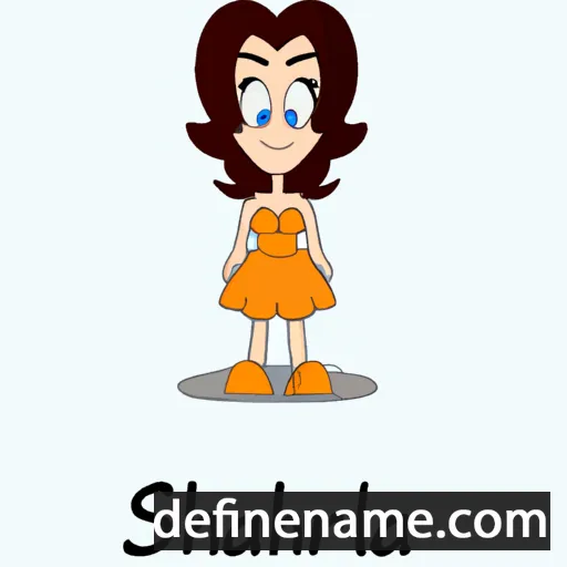 cartoon of the name Sharla