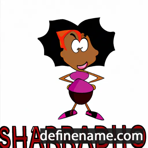 cartoon of the name Sharonda