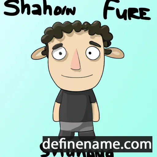 cartoon of the name Shaun