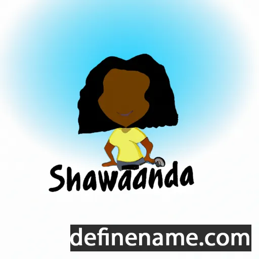 cartoon of the name Shawnda