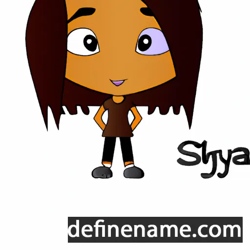 Shayna cartoon