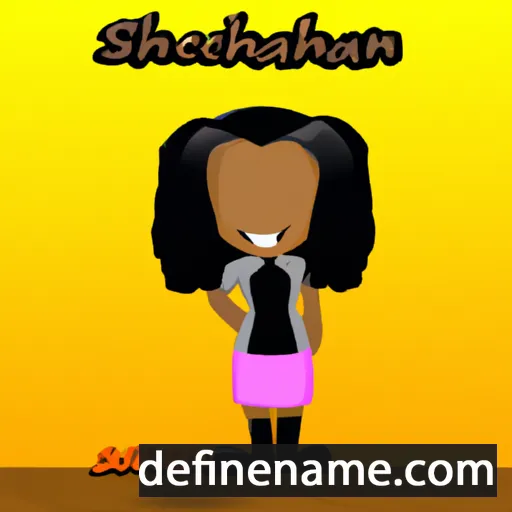 cartoon of the name Shekinah