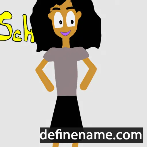 cartoon of the name Shelah