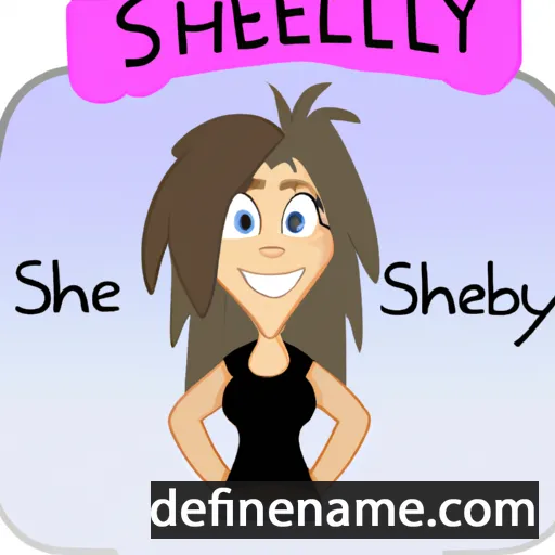 cartoon of the name Shelby