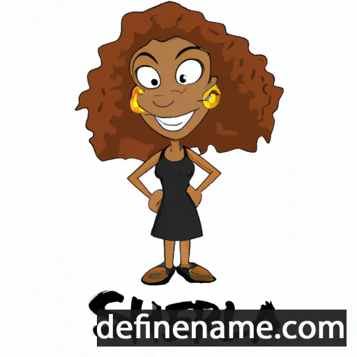 cartoon of the name Shelia