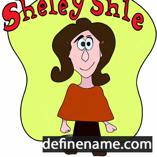 cartoon of the name Shelley