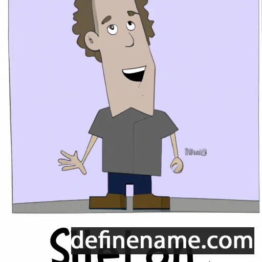 cartoon of the name Shelton