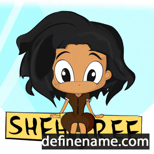 cartoon of the name Sheree