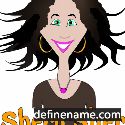 cartoon of the name Sheri