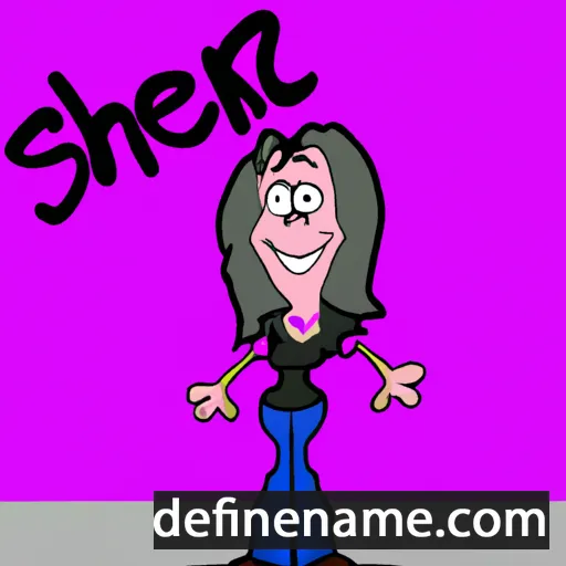 cartoon of the name Sherri