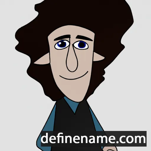 cartoon of the name Shimon