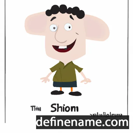 cartoon of the name Shimshon