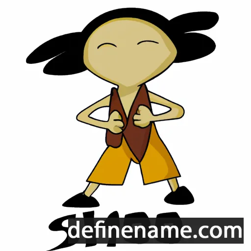 cartoon of the name Sho