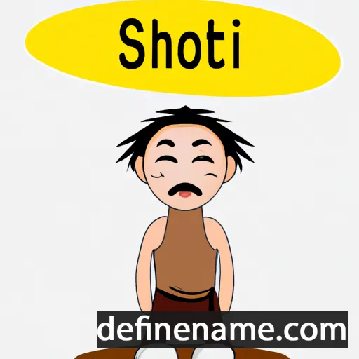 cartoon of the name Shōji